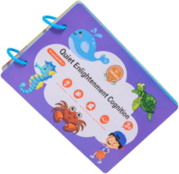 Puzzelboek Kinderen - Educatief Speelgoed - Vroege Educatie - Interactieve Leerervaring - 20 x 14 x 2 cm