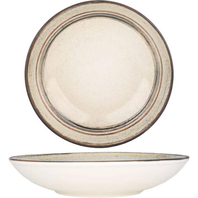 Bonna Diepbord - Cortado - Porselein - 25 cm (1300cc) - set van 6