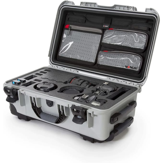 Nanuk 935 Camera case DSLR - Silver - Waterdichte koffer