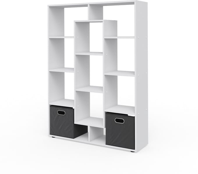 Vicco Draaibare plank – 107.2 x 143 cm met 2 vouwboxen Wit