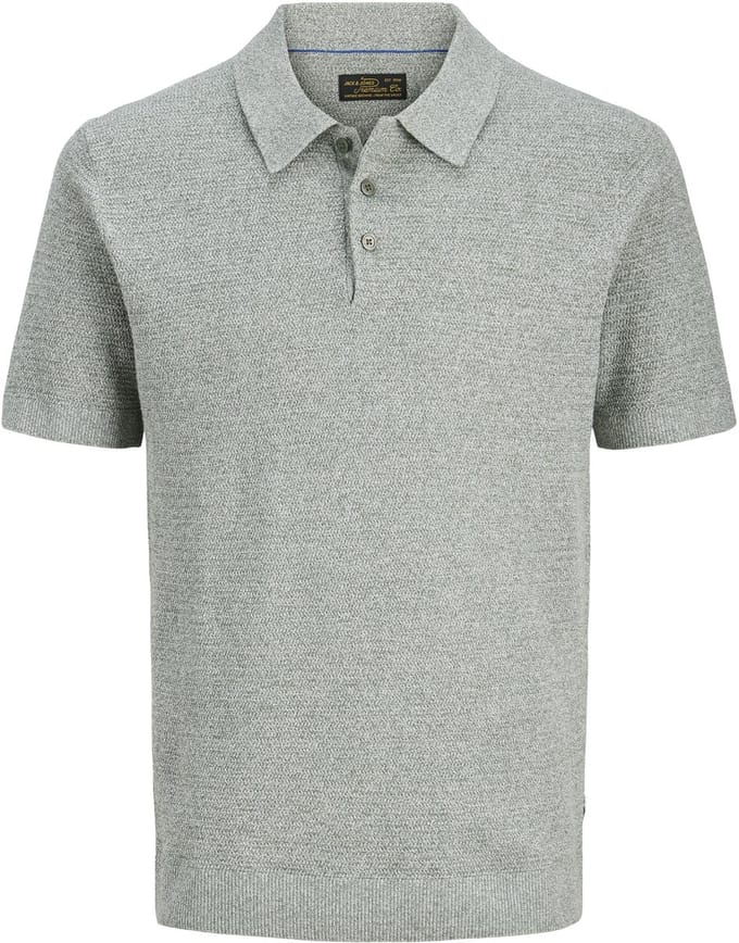 JACK&JONES - JPRBLURILEY KNIT POLO SS SN - Heren - Polo's