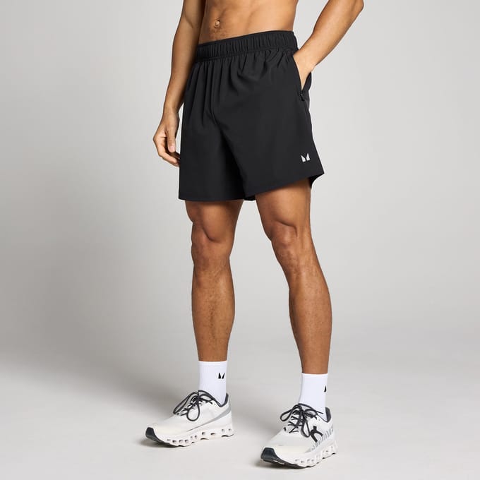 MP Heren 7  Geweven Training Short - Zwart - M