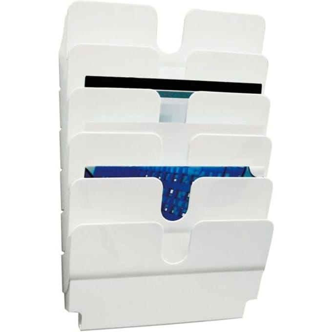 Toonbankdisplay Durable Flexiplus Muurschildering Plastic 75 X 34 X 10 Cm Wit