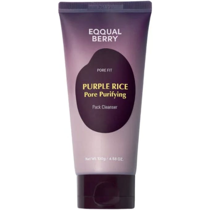 EQQUALBERRY - Purple Rice Pore Purifying Pack Cleanser 130g