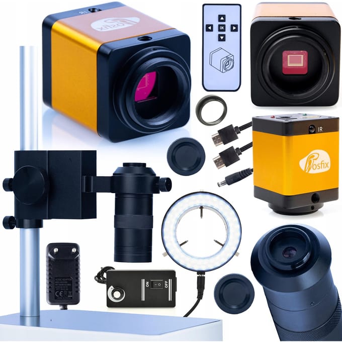 Rosfix Microscoopset PEGASUS Pro KMPP-HDMI-TF - Microscoopcamera 12MP HDMI