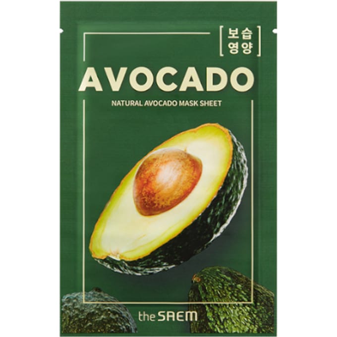 [PROMOTIE]The Saem - Natural Mask Sheet - Avocado - 1stuk