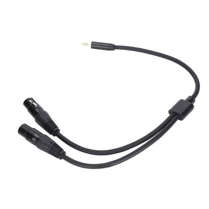 JORINDO Dubbele XLR vrouwelijk naar 3,5 mm 18 inch mannelijke jackkabel YSplitteradapter patchkabel
