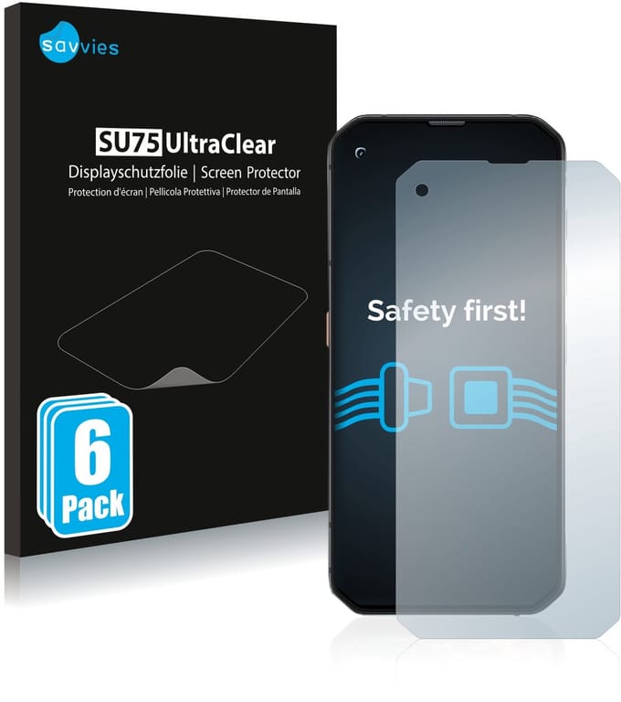 Savvies - Screenprotector voor Blackview BL6000 Pro 5G - Folie Beschermfolie transparant 6 Stuks