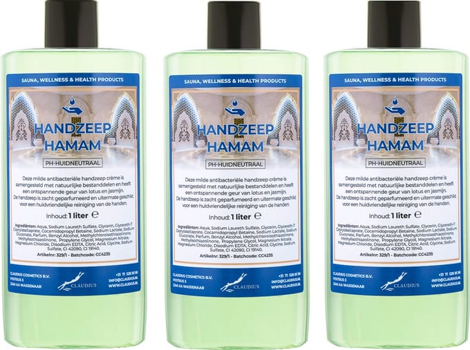 Handzeep Hamam 500 ml - set van 3 stuks