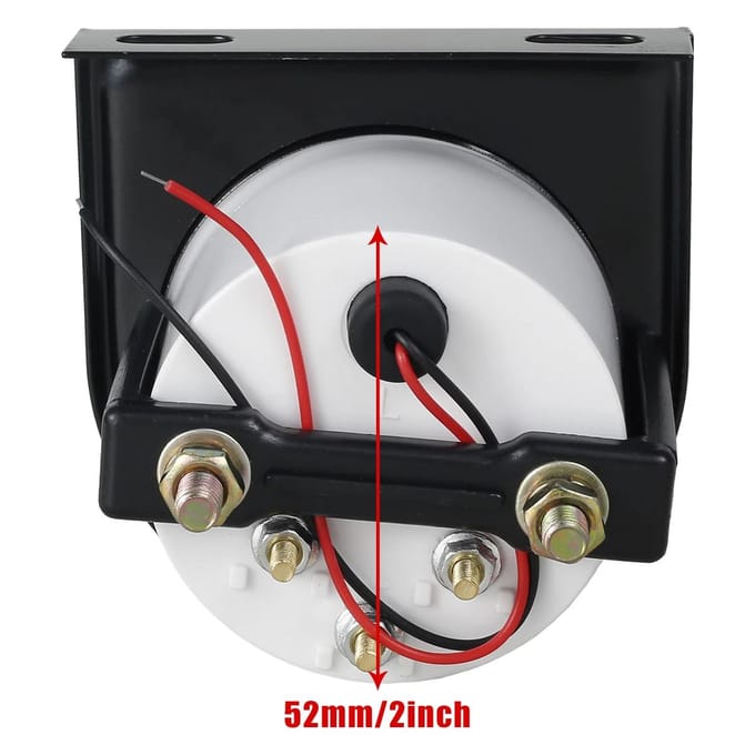 NIEUWE Digitale Auto Water Temp Temperatuurmeter 40-120℃ Led 2  52mm Universele Auto Motorfiets Levering Sensor Temperatuurmeter black