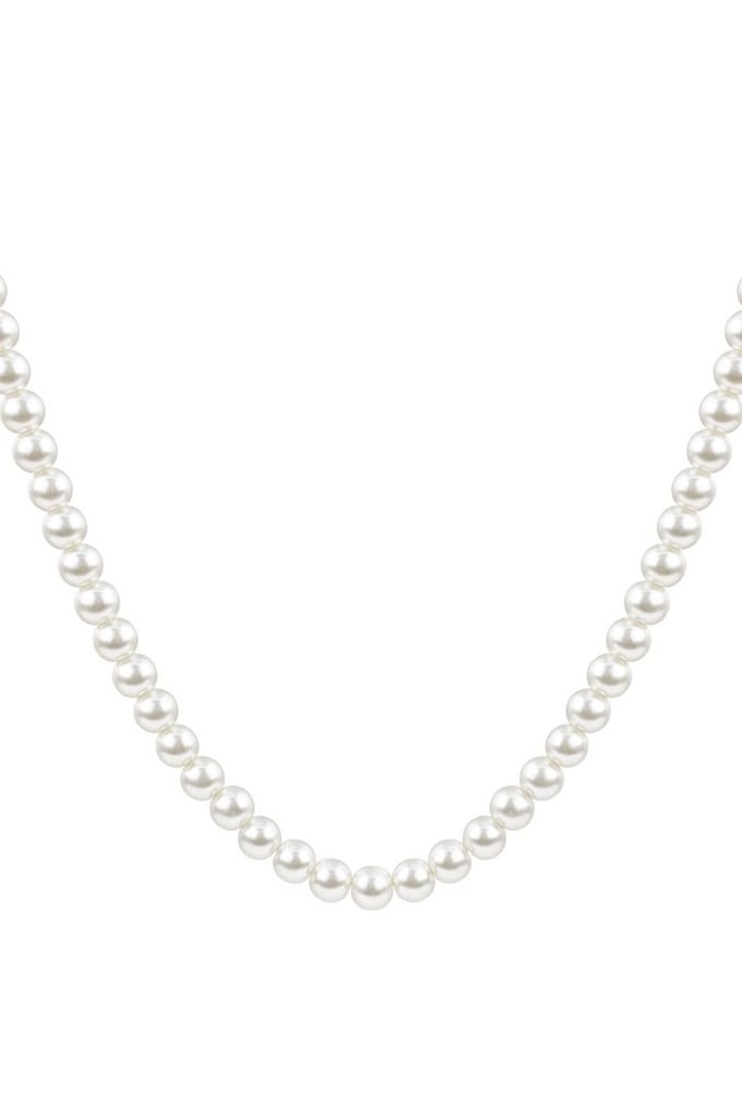 Yehwang Sweet Parel Ketting - 12 mm - Wit