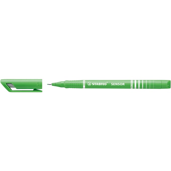 STABILO SENSOR - Fineliner 0,3 mm - Licht Groen - per stuk