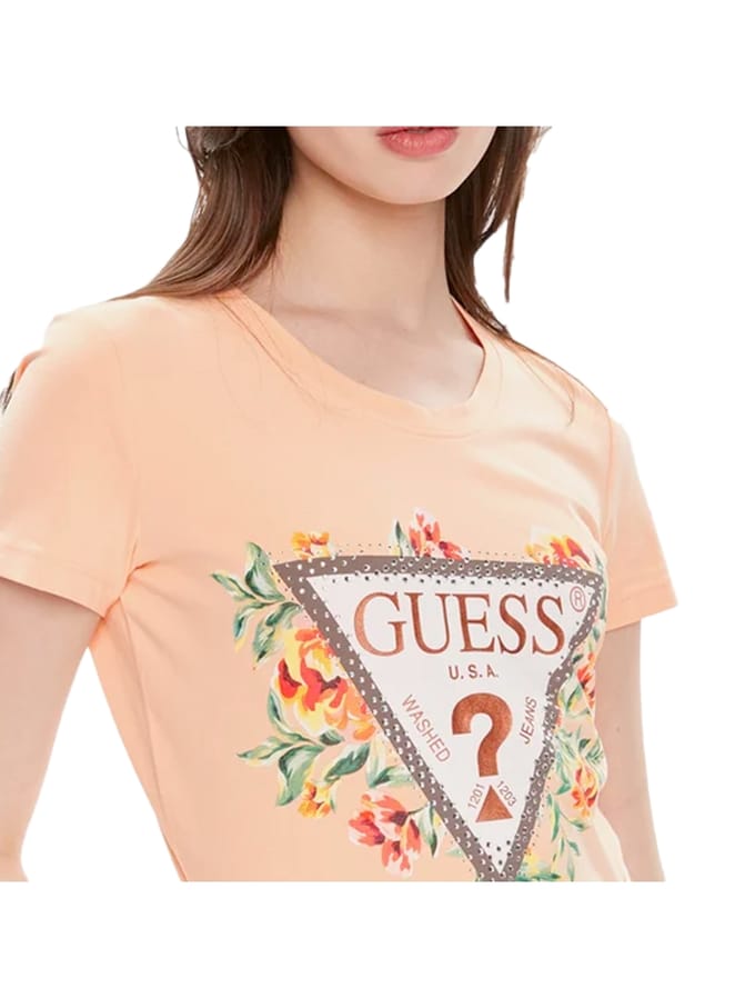 Guess Blumen T-shirt voor dames