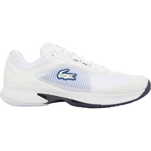 LACOSTE Tech Point 224 6 SMA wit/marineblauw 44,5