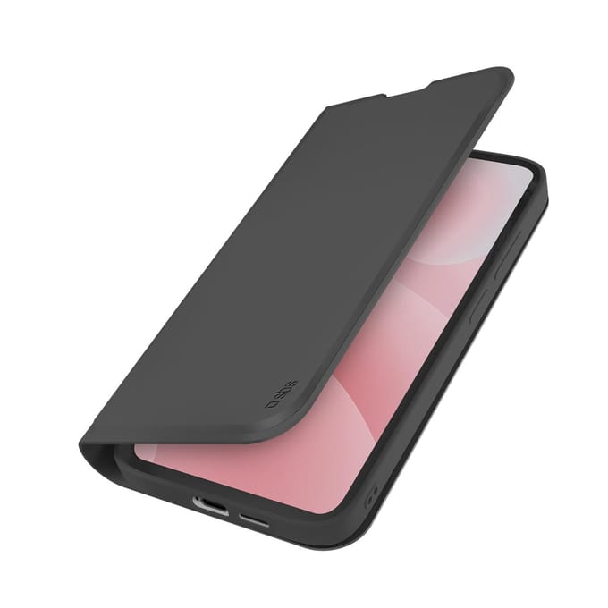 SBS Wallet Smooth - Telefoonhoesje - Samsung Galaxy S26 - Zwart - Soft Touch