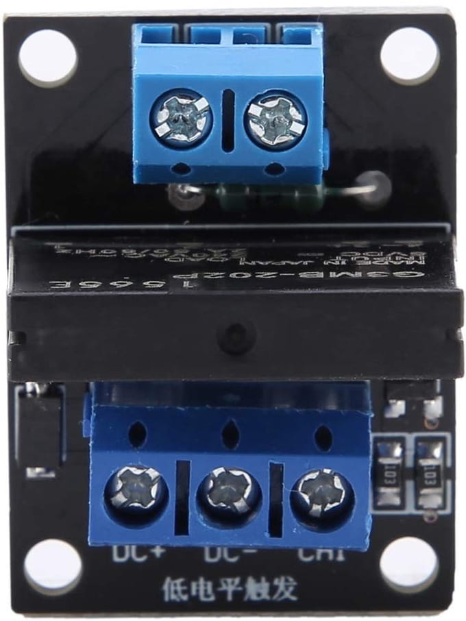 Dailygoody - SSR-module - Solid-state Relais - 1 Kanaal DC 5V/12V 2A - Laag Niveau-trigger - Efficiëntie Verhogen - Geschikt voor Bedieningseleme