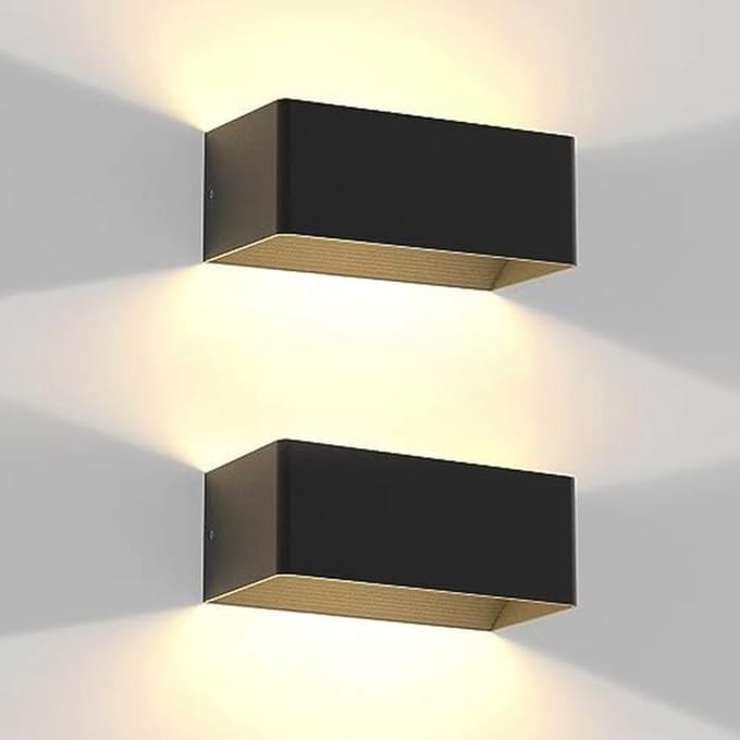 Set van 2 LED Wandlampen - Verstelbare Wandverlichting voor Binnen met Warm Wit Licht 3000K