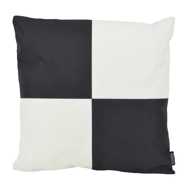 Dano Black/White #2 Kussenhoes | Outdoor / Buiten | Katoen / Polyester | 45 x 45 cm