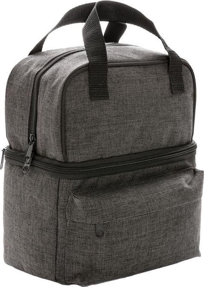Xd Collection Koeltas 8 Liter 28 Cm Polyester/pvc Grijs/zwart
