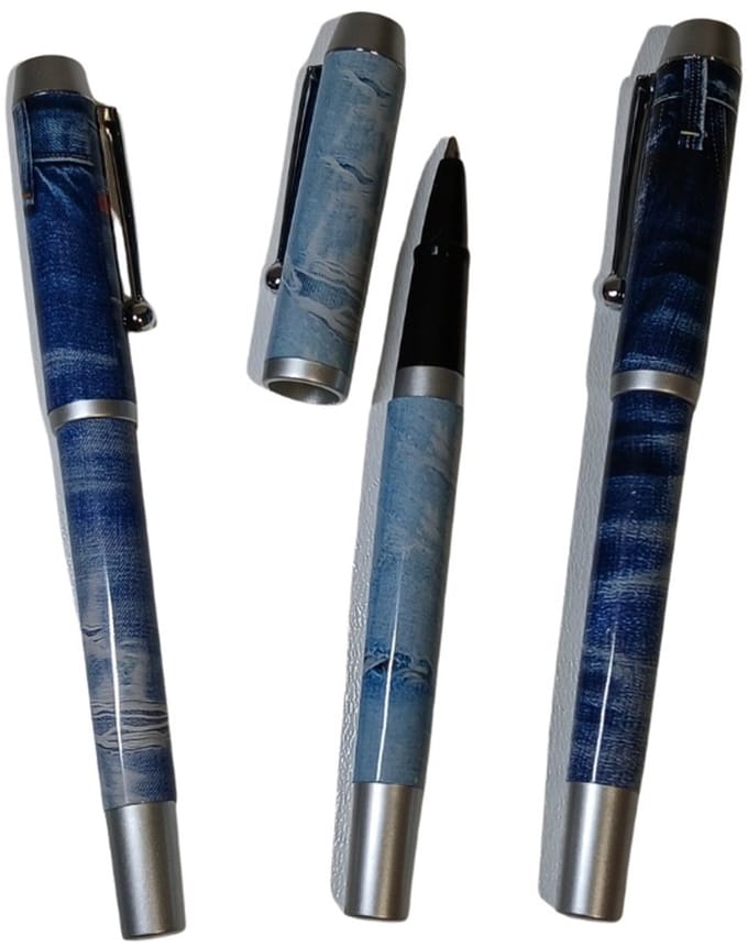 3 balpennen - jeans