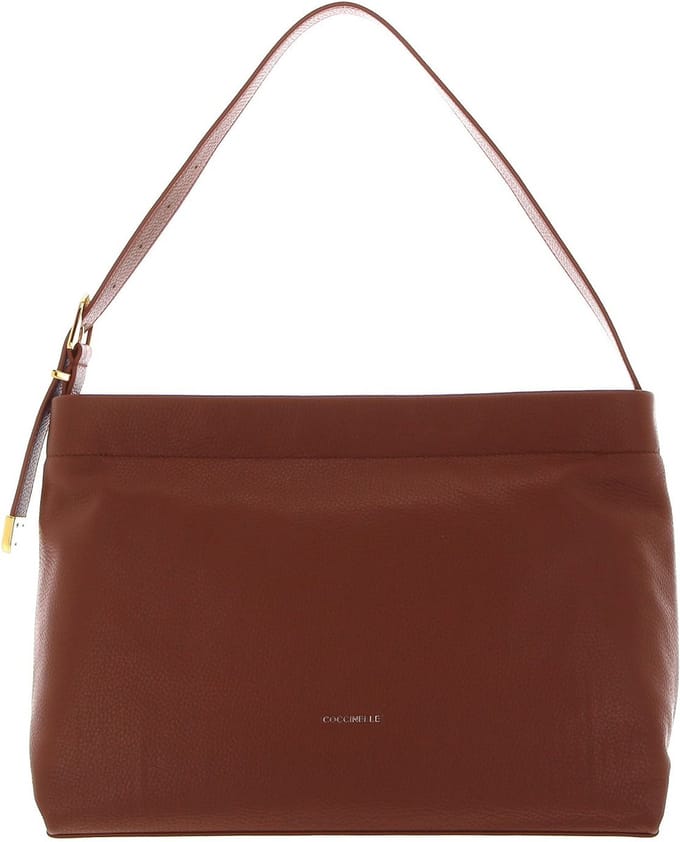 COCCINELLE Leren Schoudertas Coccinelle Gleen Handbag Brule Terracotta