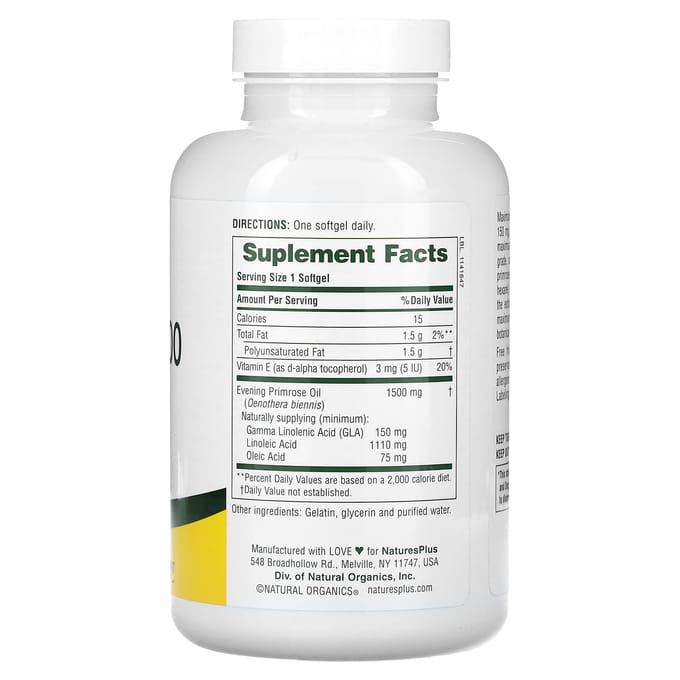 Ultra Epo 1500, Teunisbloemolie, 90 Softgels