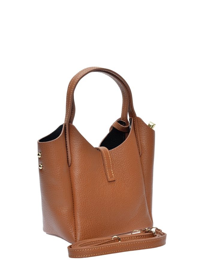 Isabella Rhea Brown Rundleer Tas