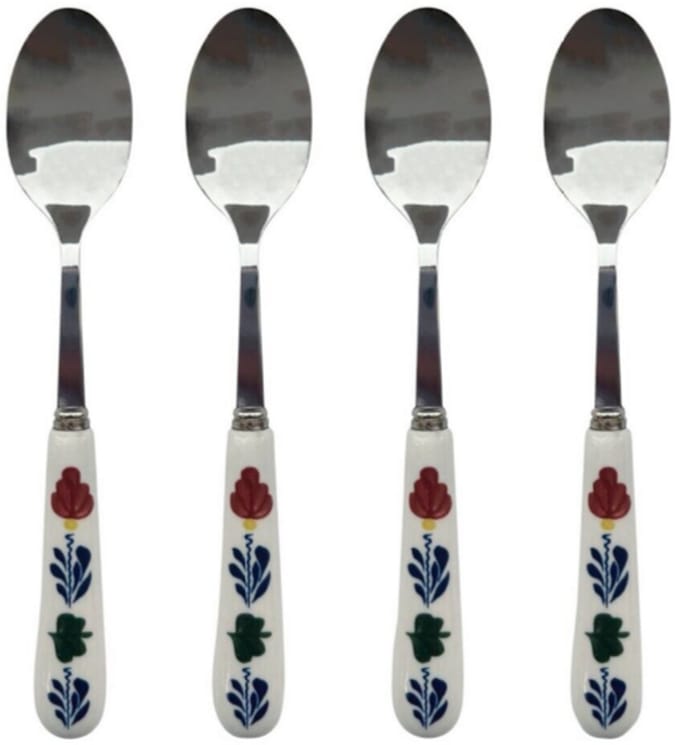 Boerenbont Theelepels - Set van 4 stuks