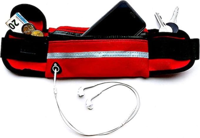 Running belt - Hardloop belt - Hardloop riem - Rood