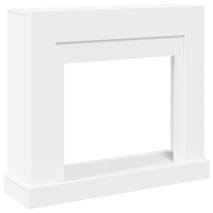 Vidaxl Schouwombouw, Wit, 100X30X87,5 Cm, Materiaal Houtvezelplaat