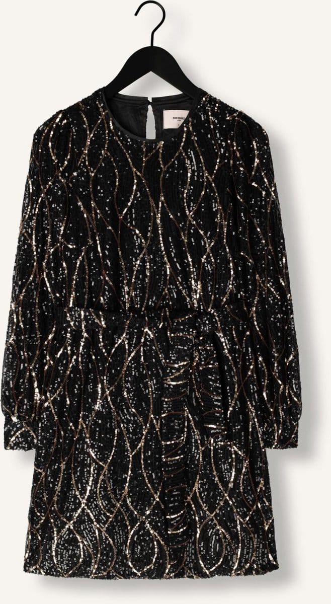 Freebird Dimphey Dress Dames - Jurk - Bruin - Maat S