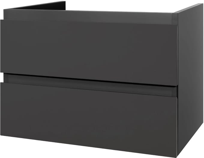 Aloni Sally Onderkast - 80cm - Mat Antraciet
