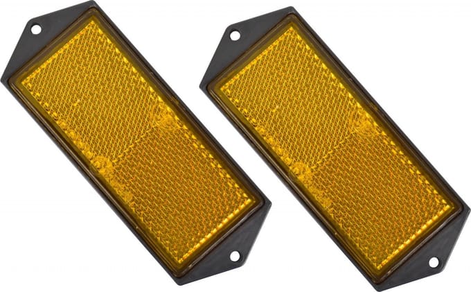 Carpoint Reflector Oranje 104x40mm - 2 Stuks