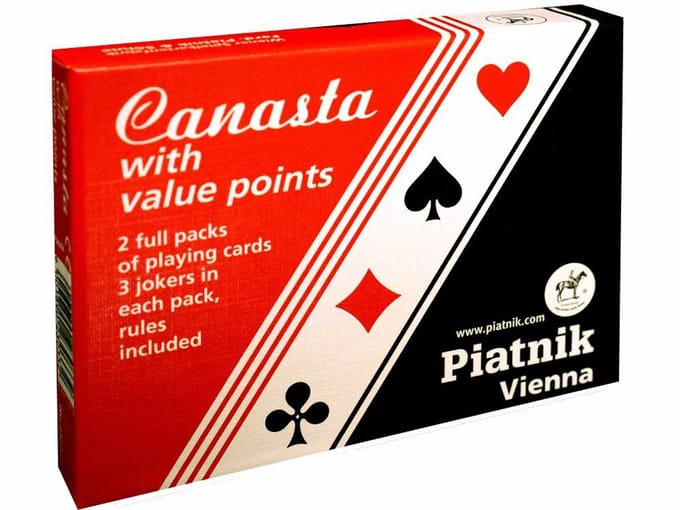 Piatnik Canasta Set met Instructies.