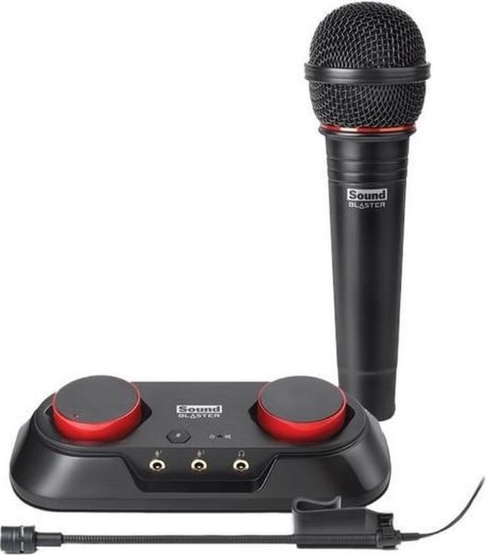 Creative Labs Sound Blaster R3 digitale audio-recorder 24 Bit 48 kHz Zwart, Rood