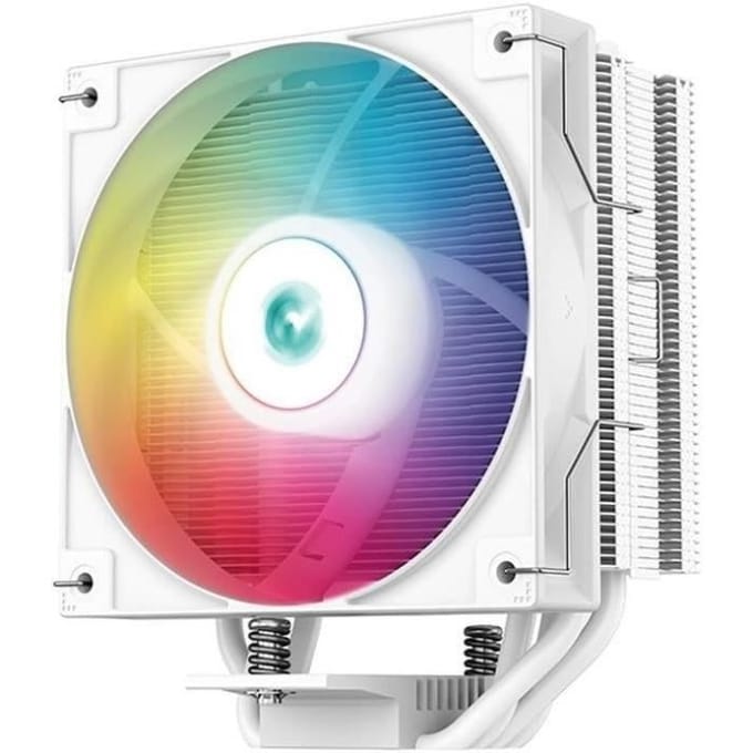 DeepCool AG400 WH ARGB - Koeler voor processor - 12 cm - 500 RPM - 2000 RPM - 31.6 dB - 75.89 cfm - White