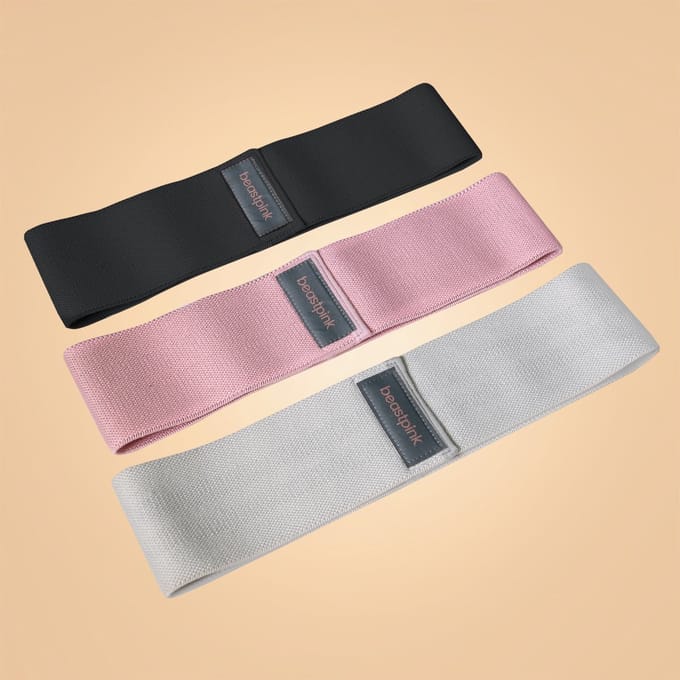 GymBeam Booty Band Weerstandsbanden Set Beest Roze