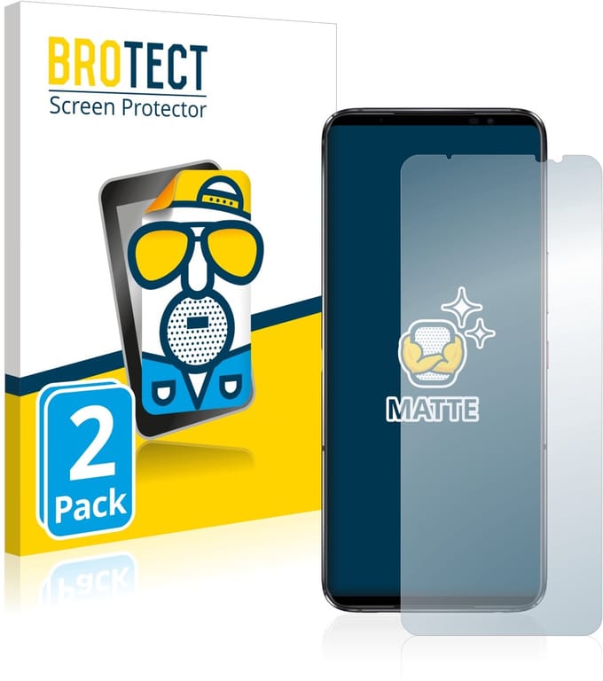 BROTECT - Screenprotector voor ASUS ROG Phone 6 - Folie Beschermfolie matte 2 Stuks