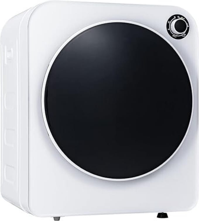 DD® Mini Droger - Mini Wasmachine - Mini Wasdroger - 46x50x60cm - Wit