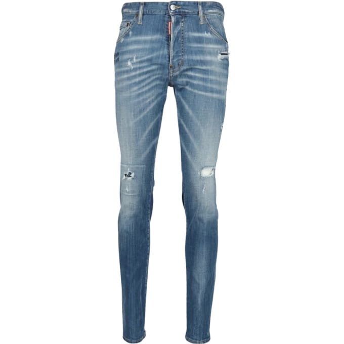 Dsquared2 Cool Guy Jeans Verstevigd Met Een Verweerd Effect Blauwe Jeans
