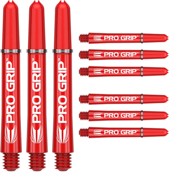 Target Pro Grip 3 Set Red - Dart Shafts