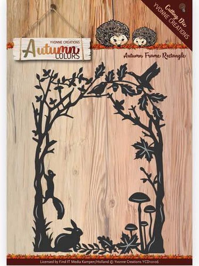 Mal - Yvonne Creations -  Autumn Colors- Omlijsting Rechthoek