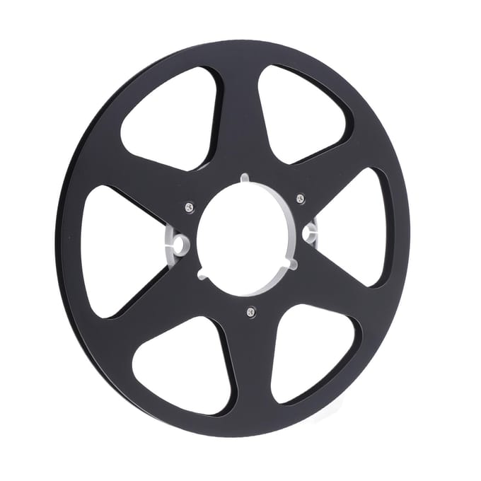 14 10.5 Inch Lege Tape Spoel Aluminiumlegering 6 Gaten Universele Opening Machineonderdeel Lege Opname black