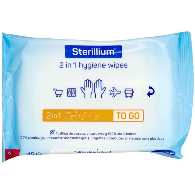 Sterilillium 2-in-1 15 Doekjes