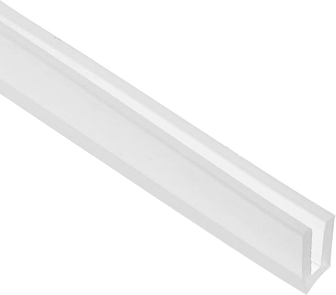 Flexibele U-profiel Randafwerking voor Platen en Deuren - Robuuste Rubberen Beschermstrip