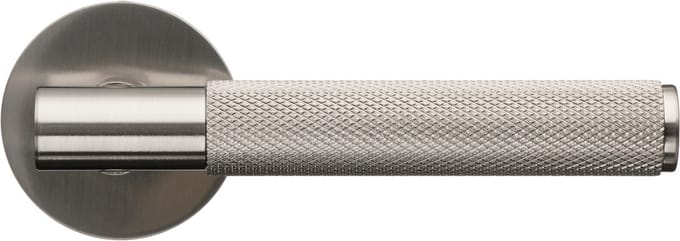 Ostiumhome® - Deurbeslag- Deurklink Diamond cut - RVS Zilver - Arluno