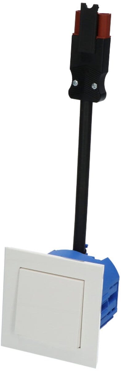 Kopp wisselschakelaar - HK07 stekerbaar pure gebroken wit (522429006)