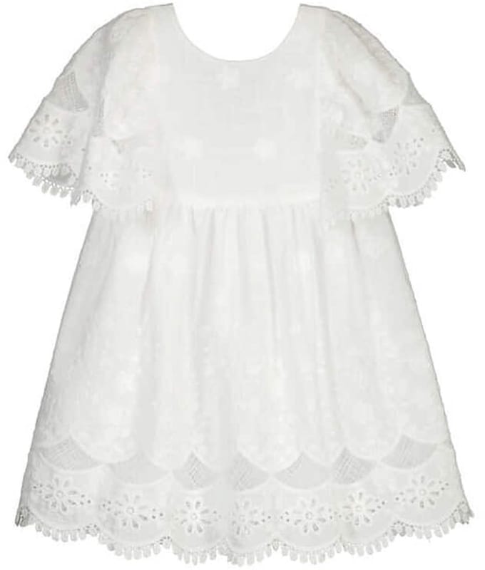 Mayoral witte broderie jurk