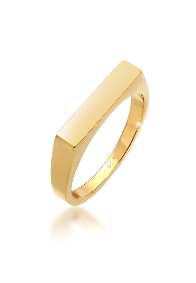 Elli Women's Lady Ring 925 zilver 46 Goud 32020184