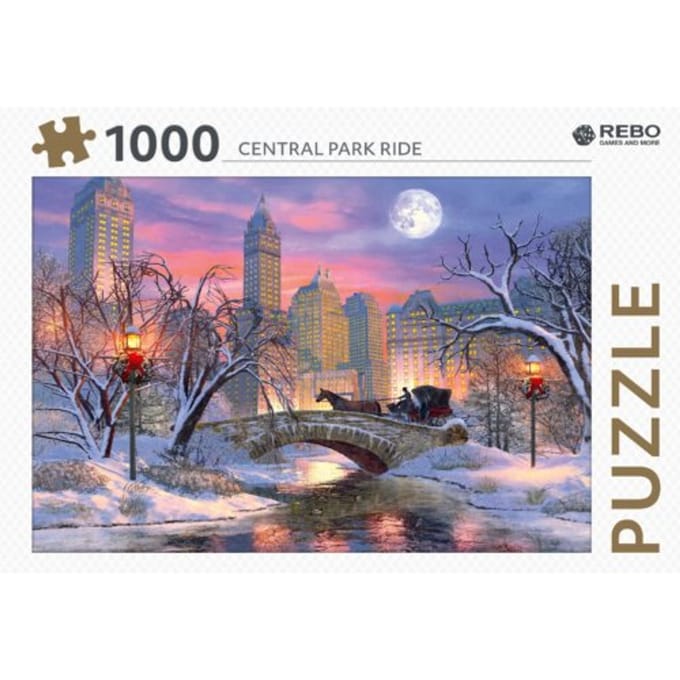 Rebo Productions Legpuzzel Central Park Ride 1000 Stukjes